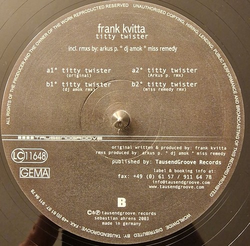 Frank kvitta titty - kvitta,